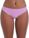 Calvin Klein Women's Invisibles Thong Underwear D3428 In Lilac Rain