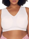 Calvin Klein Women's Plus Size Invisibles Comfort Seamless Bralette Qf5830 In Nymphs Thigh