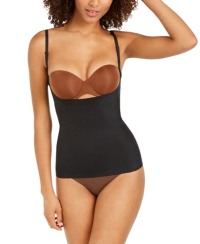 Spanx Women's Suit Your Fancy Open Bust Cami 10225r In Very Black