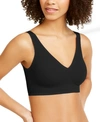 Calvin Klein Women's Invisibles Comfort Plunge Push-up Bralette Qf5785 In Black