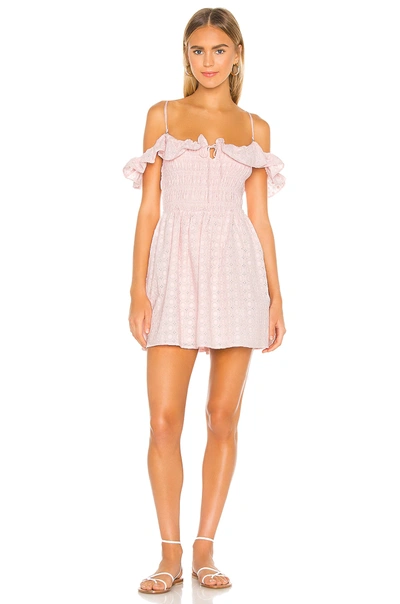 Majorelle Nevin Dress In Baby Pink