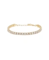 Ettika Giselle Sparkle Crystal 18k Gold Plated Bracelet