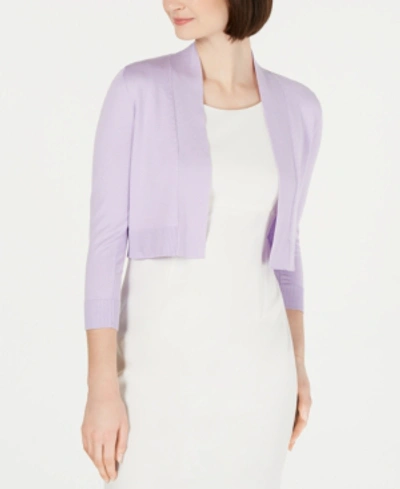 Calvin Klein Shrug Cardigan In Opal