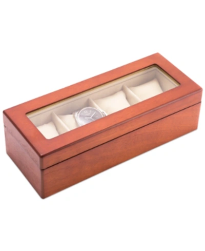 Bey-berk Cherry Wood Four-watch Box