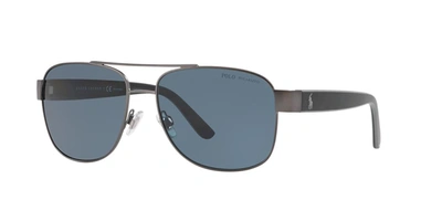 Polo Ralph Lauren Men's Polarized Sunglasses, Ph3122 In Polar Grey