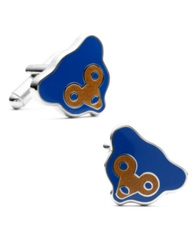 Cufflinks, Inc Retro Chicago Cubs Cufflinks In Blue