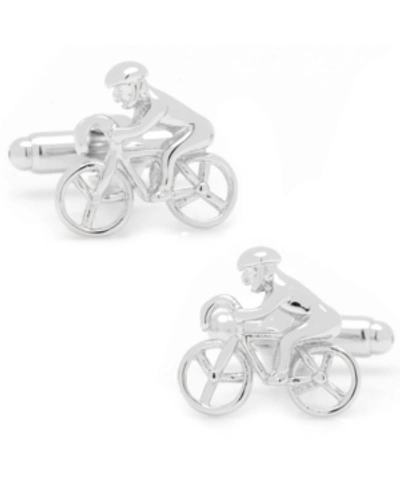 Cufflinks, Inc Cyclist Cufflinks In Silver
