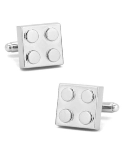 Cufflinks, Inc Building Block Cufflinks In Silver