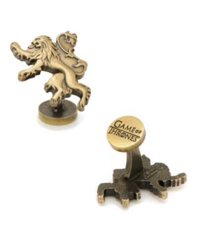 Cufflinks, Inc Lannister Lion Sigil Cufflinks In Gold