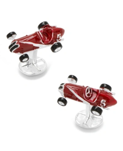 Cufflinks, Inc 3d Vintage Race Car Cufflinks In Red