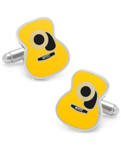 Cufflinks, Inc Guitar Cufflinks In Yellow