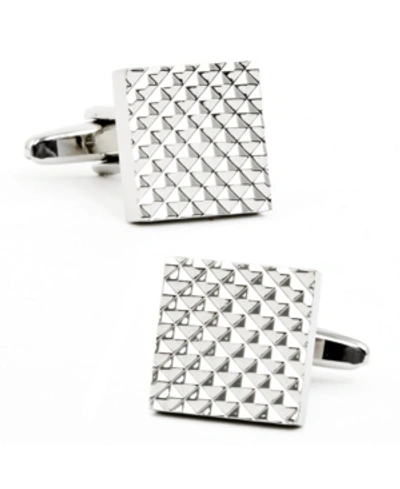Cufflinks, Inc Apex Square Cufflinks In Silver