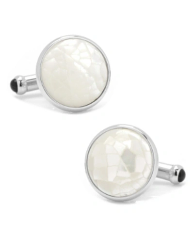 Cufflinks, Inc Mosaic Mother Of Pearl Cufflinks In Brown