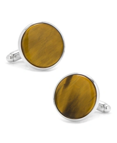 Cufflinks, Inc Tiger's Eye Cufflinks In Brown