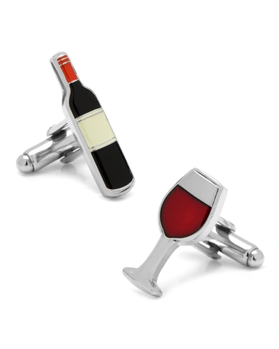 Cufflinks, Inc Wine And Bottle Cufflinks In Multi