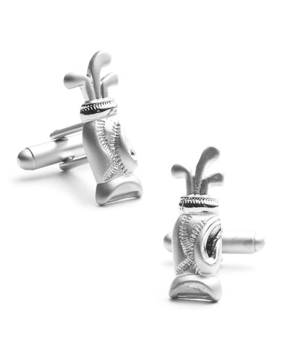 Cufflinks Inc. Golf Bag Cufflinks In Silver