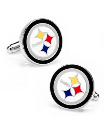 Cufflinks, Inc Pittsburgh Steelers Cufflinks In White