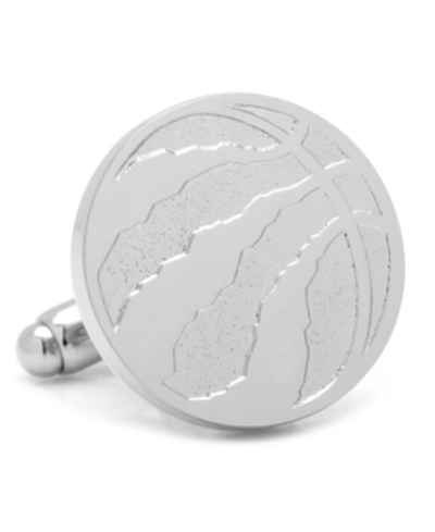 Cufflinks, Inc Toronto Raptors Edition Cufflinks In Silver