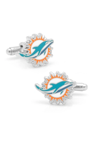 Cufflinks, Inc Nfl Miami Dolphins Cuff Links In Blue