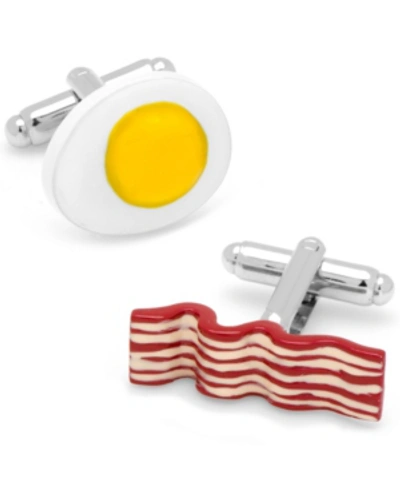 Cufflinks, Inc Bacon And Eggs Breakfast Cufflinks In Multi