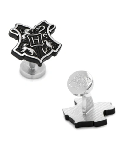 Cufflinks, Inc 3d Hogwarts Crest Cufflinks In Silver