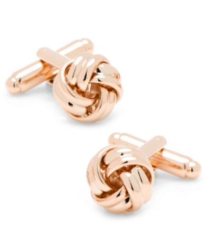 Cufflinks, Inc Rose Knot Cufflinks In Rose Gold