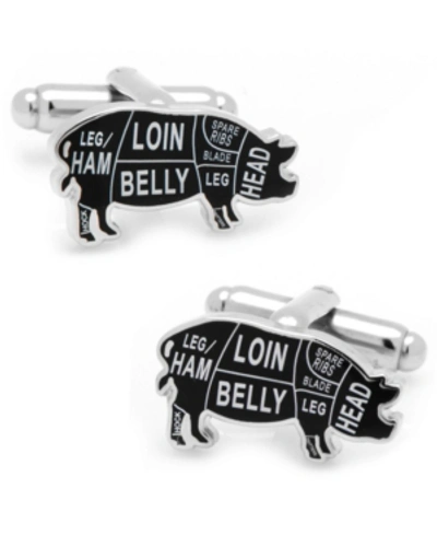 Cufflinks, Inc Pork Butcher Cuts Cufflinks In Black