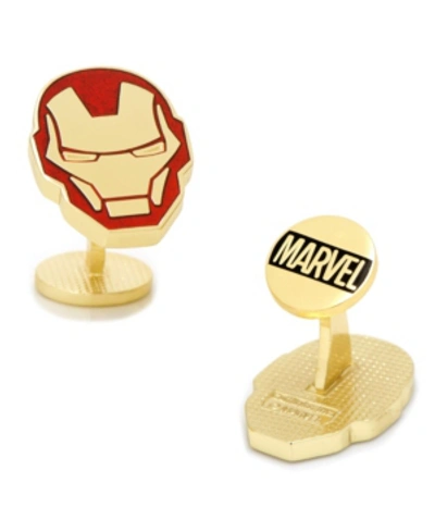 Cufflinks, Inc Iron Man Helmet Cufflinks In Gold