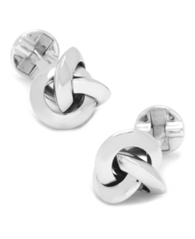 Cufflinks, Inc Sterling Knot Cufflinks In Silver