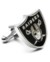 Cufflinks, Inc Oakland Raiders Cufflinks In Black/white/silver