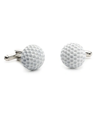 Cufflinks, Inc Enamel Golf Ball Cufflinks In White