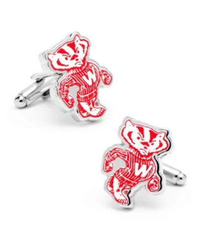 Cufflinks, Inc Vintage University Of Wisconsin Badgers Cufflinks In Red