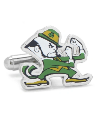 Cufflinks, Inc Notre Dame University Fighting Leprechaun Cufflinks In Green