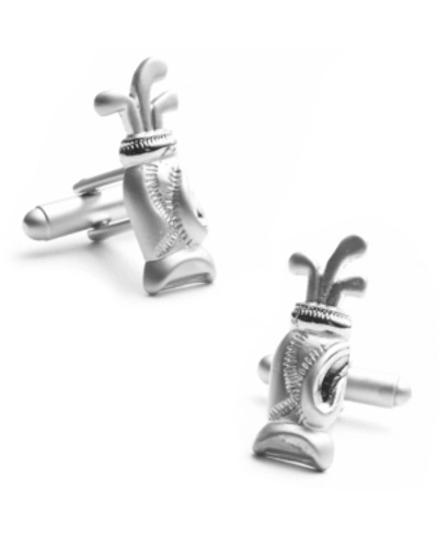 Cufflinks, Inc Plated Golf Bag Cufflinks In Silver