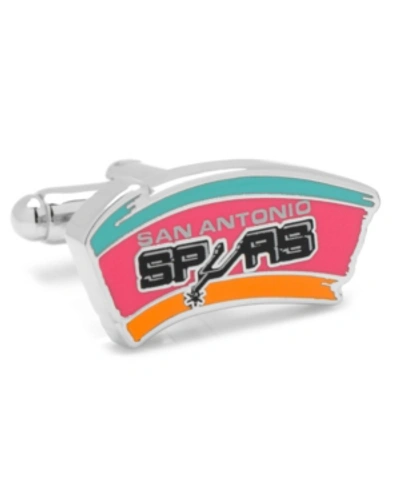 Cufflinks, Inc Retro San Antonio Spurs Cufflinks In Black