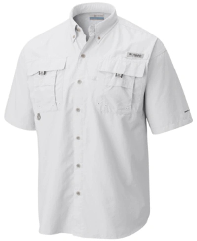 Columbia Men's Big & Tall Pfg Tamiami Ii Short Sleeve Shirt In White