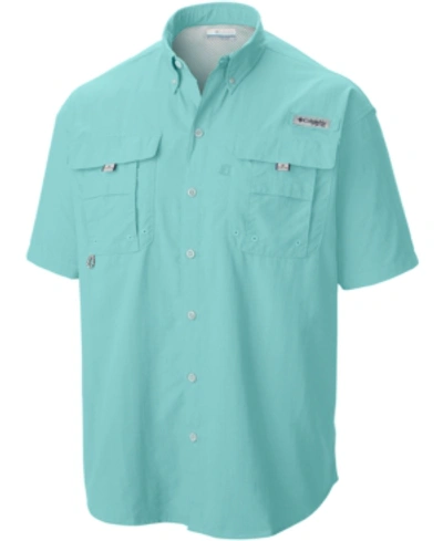 Columbia Men's Big & Tall Bahama Ii Short Sleeve Shirt In Gulf Stream