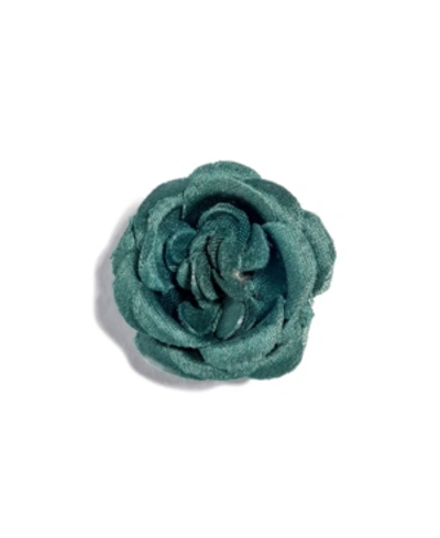 Hook + Albert Hook And Albert Heels Small Lapel Flower In Green