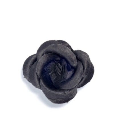 Hook + Albert Hook And Albert Large Buttercup Lapel Flower In Black