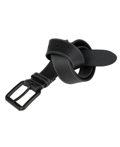 Timberland 38mm Contrast Stitch Belt In Black