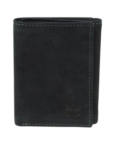 Timberland Men's  Icon Boot Trifold Wallet In Black