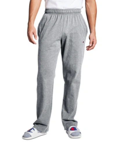 Champion Men's Jersey Open-bottom Pants In Oxford