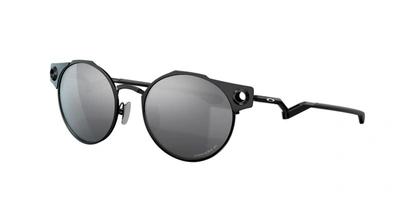 Oakley Men's Deadbolt Polarized Sunglasses, Oo6046 In Black