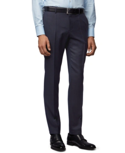 Hugo Boss Boss Men's Slim-fit Trousers In Dark Blue