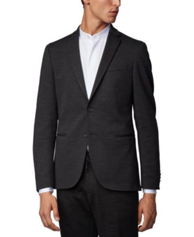 Hugo Boss Boss Men's Slim-fit Jacket In Black