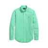 Polo Ralph Lauren Men's Big And Tall Classic Fit Garment-dyed Long-sleeve Oxford Shirt In Sunset Green