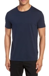 Hugo Boss Tiburt Regular Fit Crewneck T-shirt In Blue