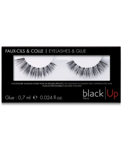 Black Up Eyelashes & Glue In 3 Glamour Volume