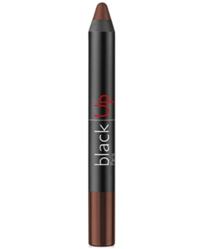 Black Up 2-in-1 Matte Lip Pencil In Jum23m Chocolate Brown