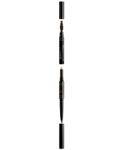 Black Up 3-in-1 Matte Eyebrows Pen In Contsr01 Brown